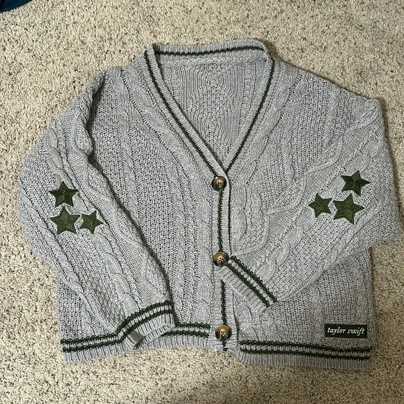 Taylor Swift TTPD グレー カーディガン Taylor Swift The Tortured